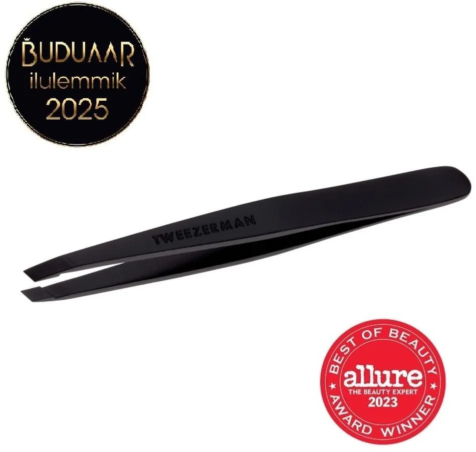 Tweezerman Slant Tweezer Black Matte