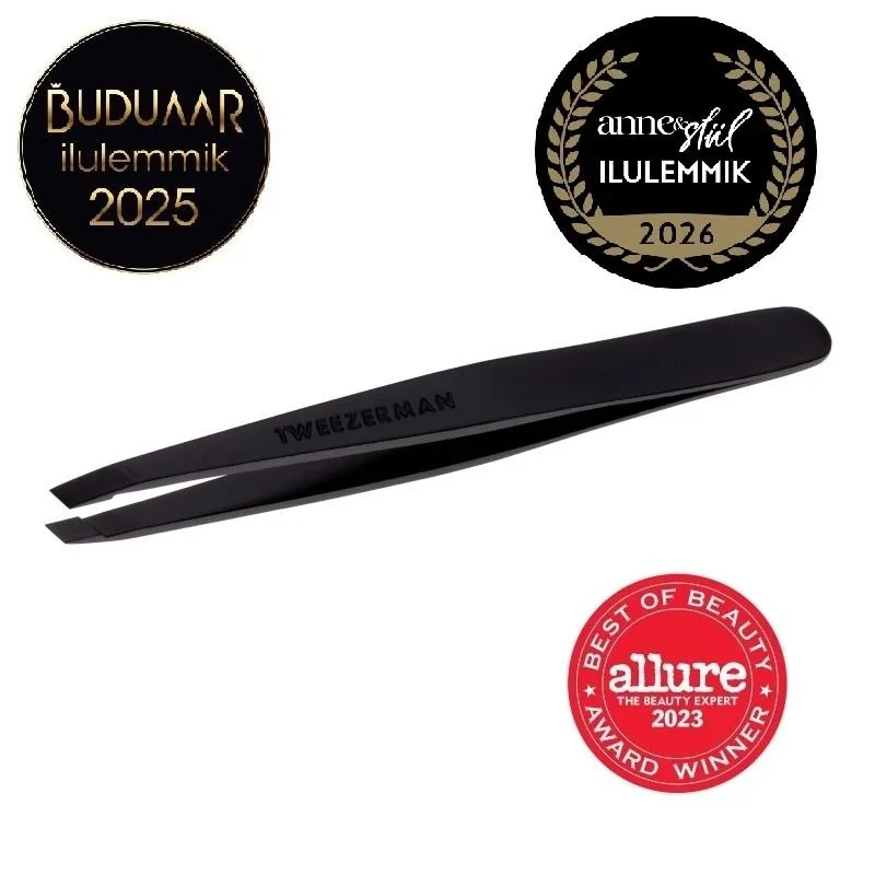 Tweezerman Slant Tweezer Black Matte