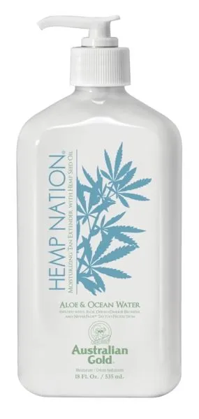 Australian Gold Hemp Nation Aloe & Ocean Water Tan Extender (535mL)