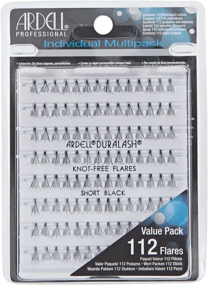 Ardell Individual Lashes Knot-Free Multipack (112pcs) Short Black