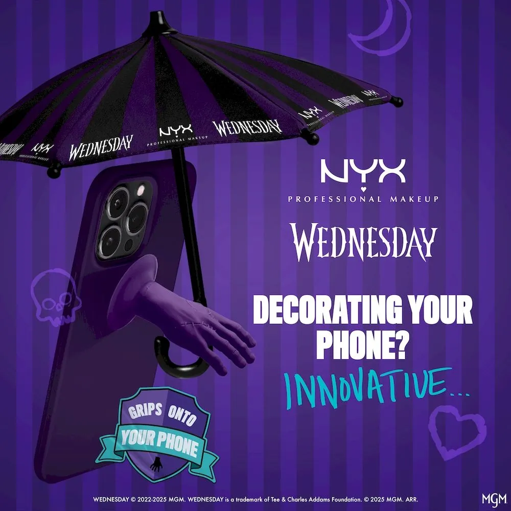 NYX Professional Makeup Wednesday Phone Umbrella Accessory (1pc)