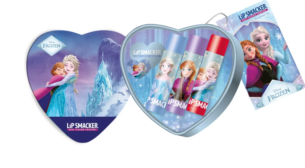 Lip Smacker Frozen Heart Shape Tin Set