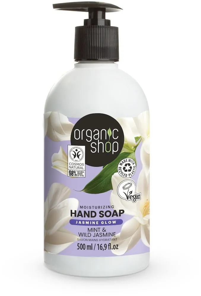 Organic Shop Moisturizing Hand Soap Minty Jasmine (500mL)