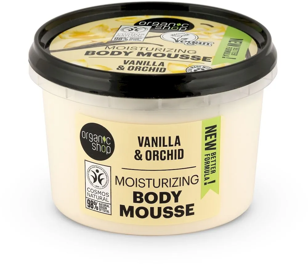 Organic Shop Body Mousse Vanilla & Orchid (250mL)