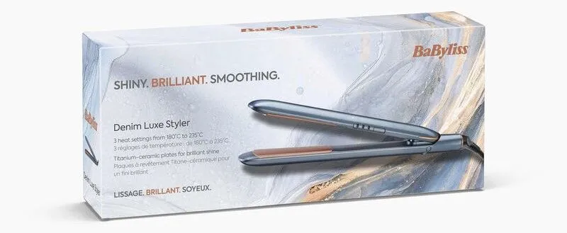 Babyliss Straightener Denim Luxe Styler 