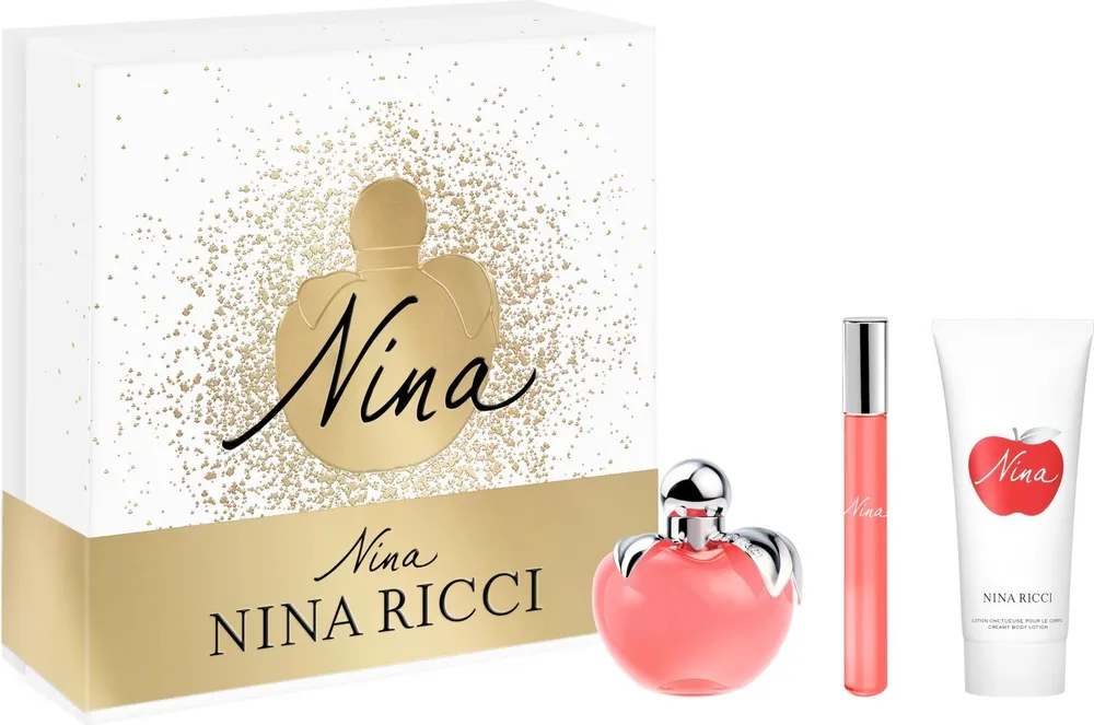 Nina Ricci Nina EDT (50mL) + Body Lotion (75mL) + EDT (10mL)