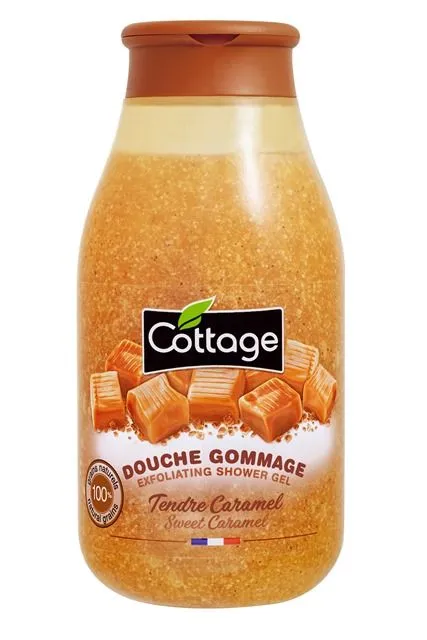 Cottage Exfoliating Shower Gel Caramel (270mL)