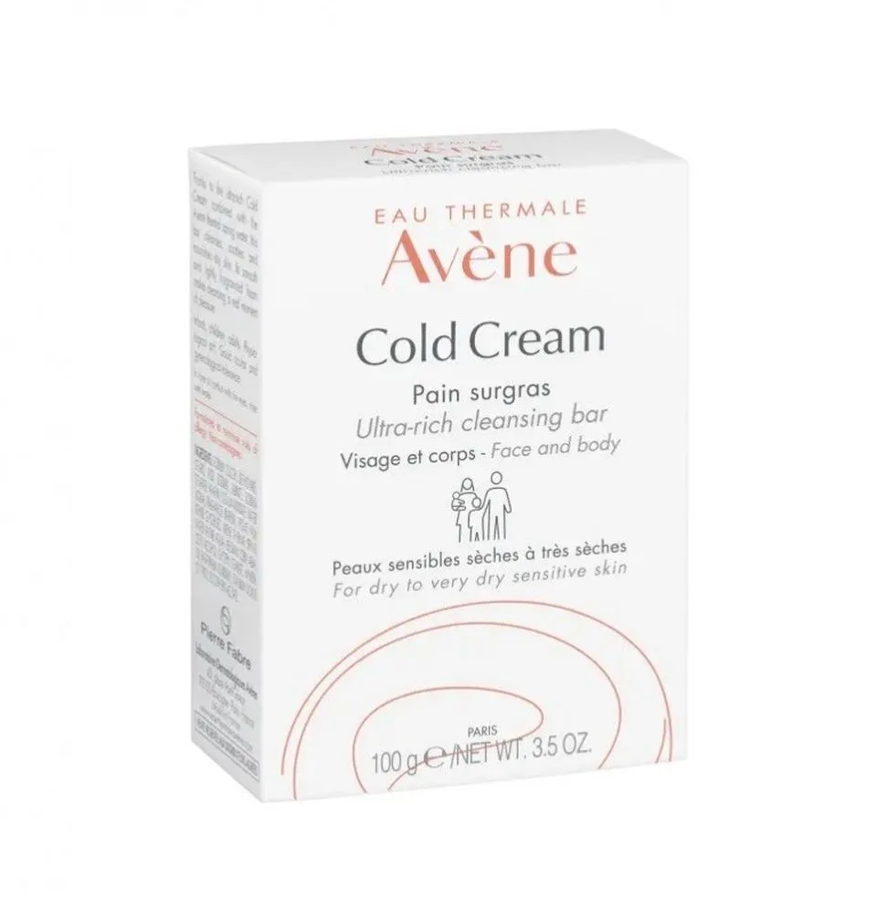 Avene Cold Cream Ultra-Rich Cleansing Bar (100g)