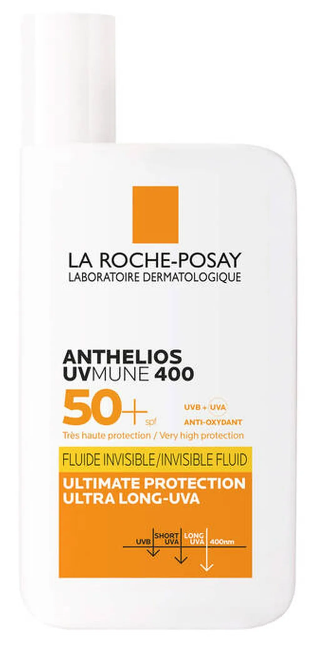 La Roche-Posay Anthelios UVMune 400 Invisible Fluid Suncream SPF50+ (50mL)