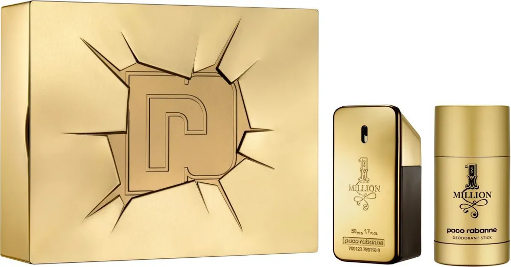 Paco Rabanne 1 Million EDT (50mL) + Deostick (75mL)
