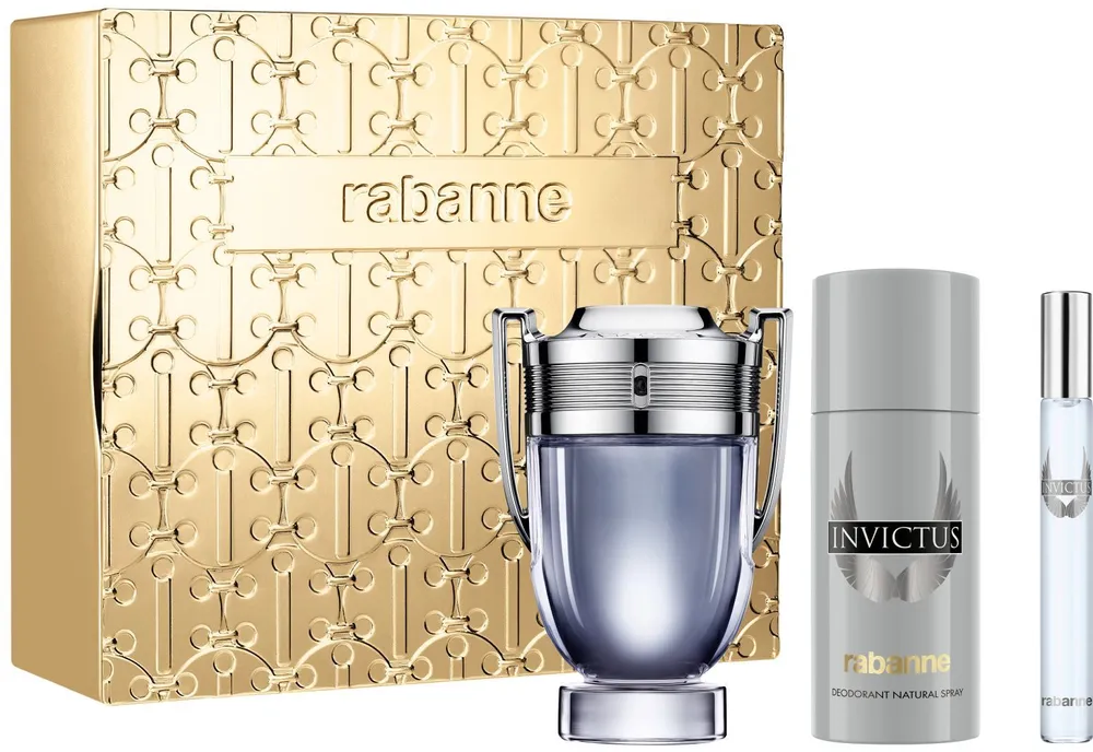 Paco Rabanne Invictus EDT (100mL) + Deospray (150mL) + EDT (10mL)