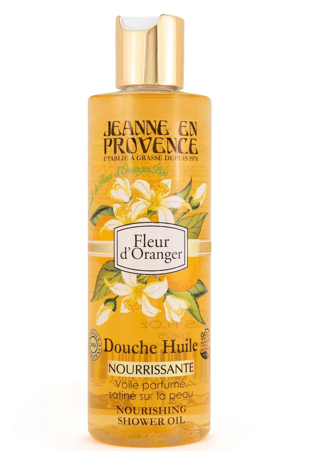 Jeanne en Provence Orange Blossom Shower Oil (250mL)