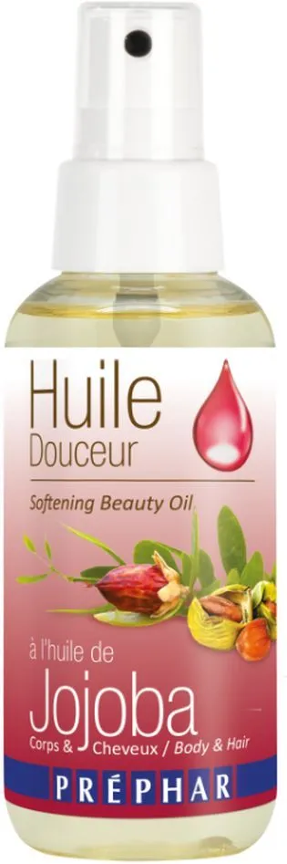 Prephar Jojoba Oil for Face, Body, Hair (100mL)
