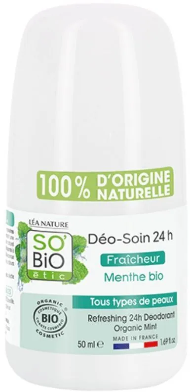 So'BiO étic 24H Deodorant Mint (50mL)