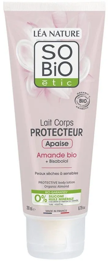 So'BiO étic Protective Body Lotion Almond (200mL)