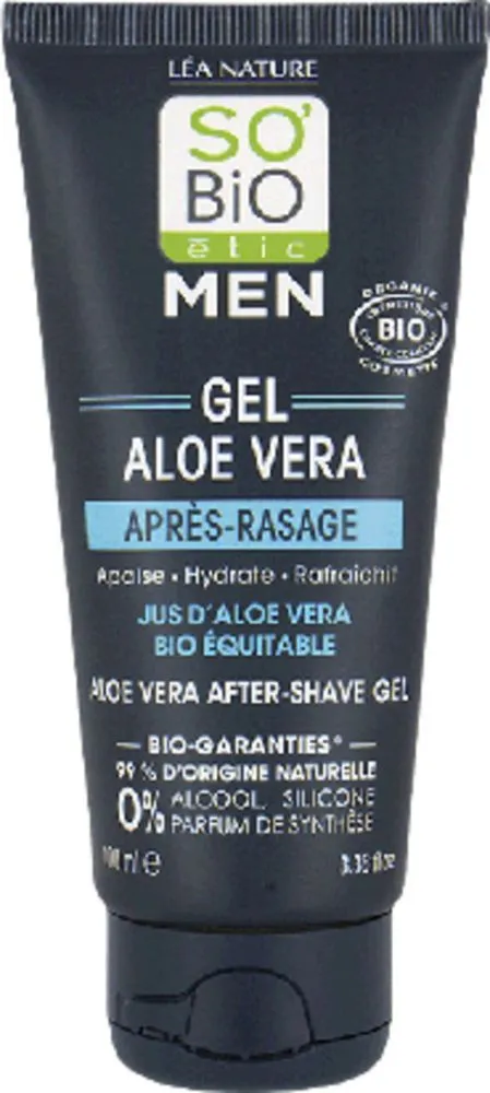 So'BiO étic Men After-Shave Gel Aloe Vera (100mL)