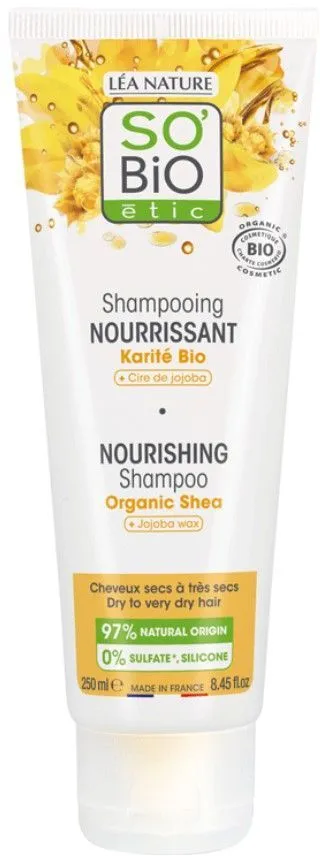 So'BiO étic Organic Nourishing Shampoo Shea Butter (250mL)
