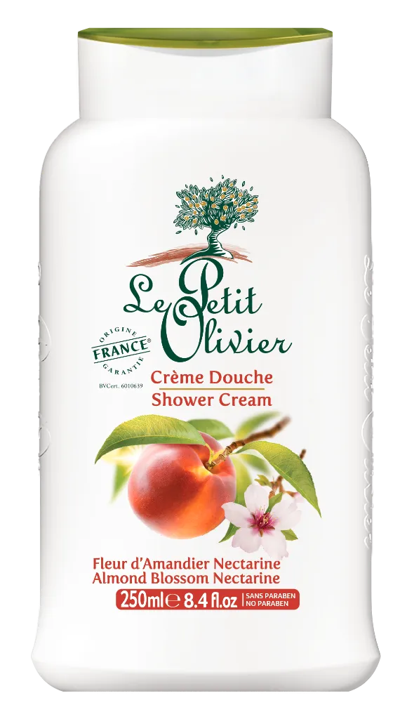 Le Petit Olivier Shower Cream Almond Blossom & Nectarine (250mL)