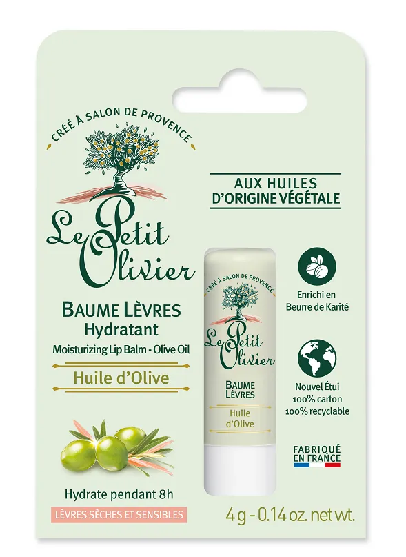 Le Petit Olivier Moisturising Lip Balm Stick with Olive Oil (4g)