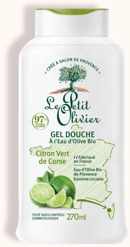 Le Petit Olivier Shower Gel Olive Water & Lime (500mL)