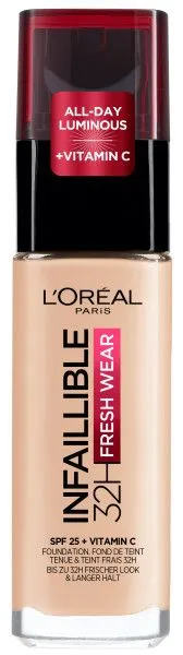 L'Oreal Paris Infaillible 32H Fresh Wear Foundation (30mL) 20 Ivory