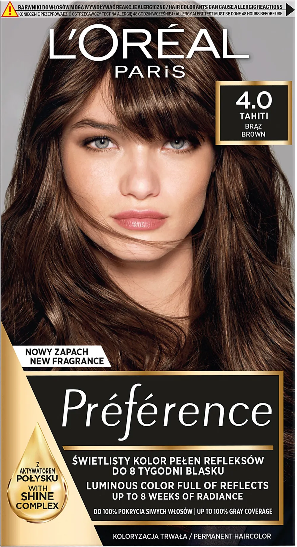 L'Oreal Paris Preference Permanent Hair Colour 4 Tahiti