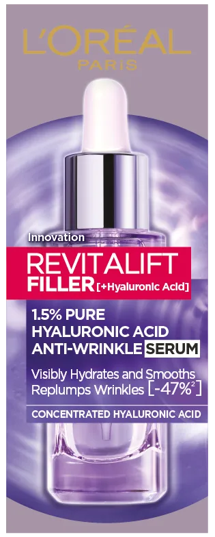 L'Oreal Paris Revitalift Filler Anti-Wrinkle Serum 1.5% Pure Hyaluronic Acid Serum (30mL)