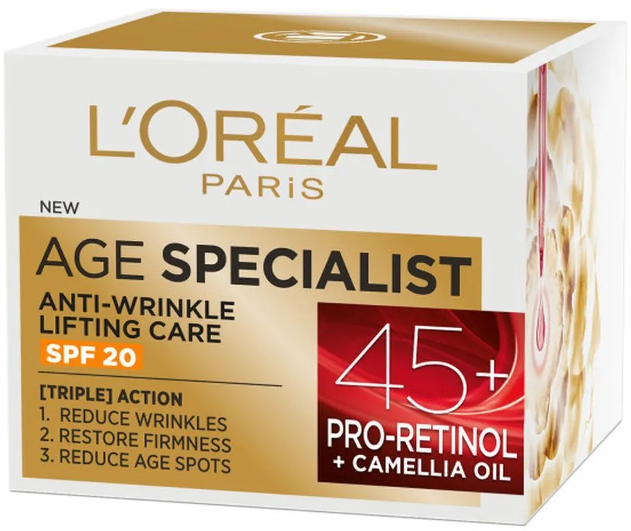 L'Oreal Paris Age Specialist 45+ Anti-Wrinkle Lifting Care  SPF20 (50mL)