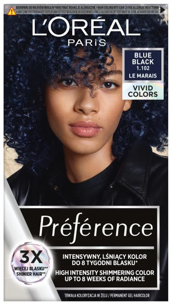 L'Oreal Paris Preference Vivid Colors 1.102 Blue Black