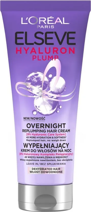 L'Oreal Paris Elseve Hyaluron Plump Overnight Cream (200mL)