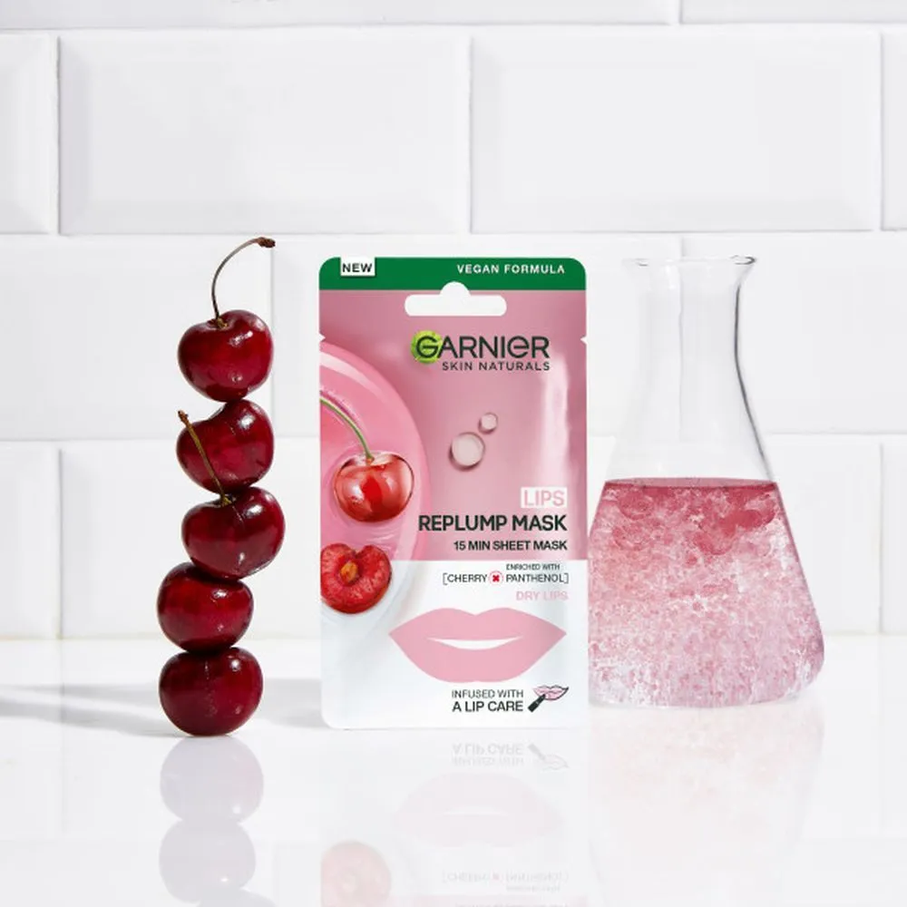 Garnier Skin Naturals Tissue Cherry Lip Mask (5g)