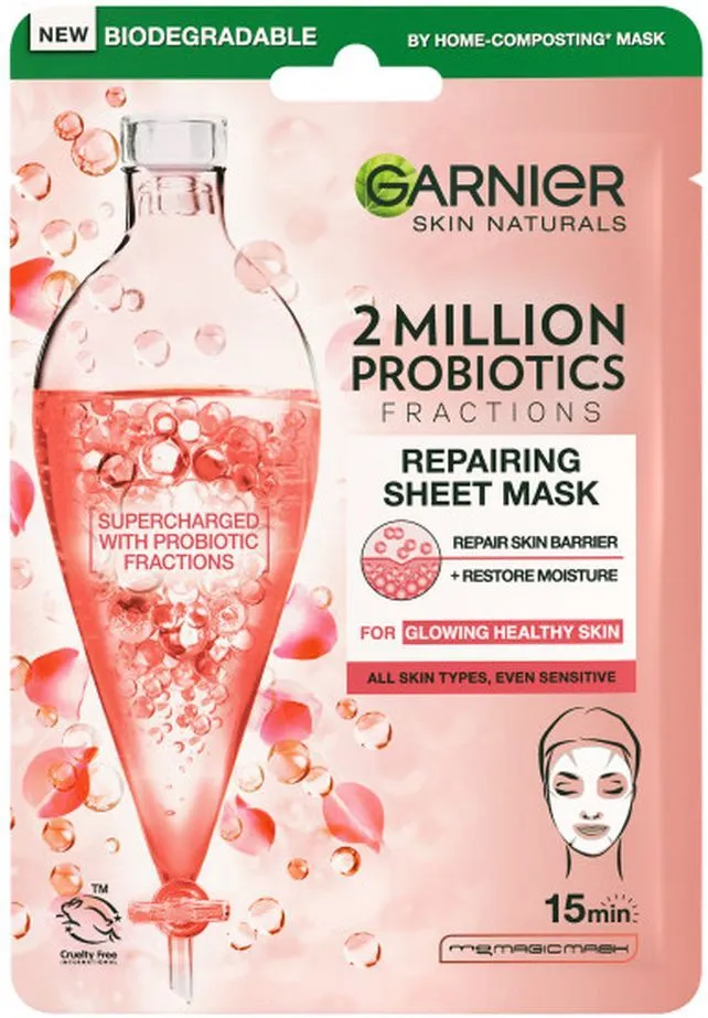 Garnier Skin Naturals Probiotic Fractions Tissue Mask (22g)