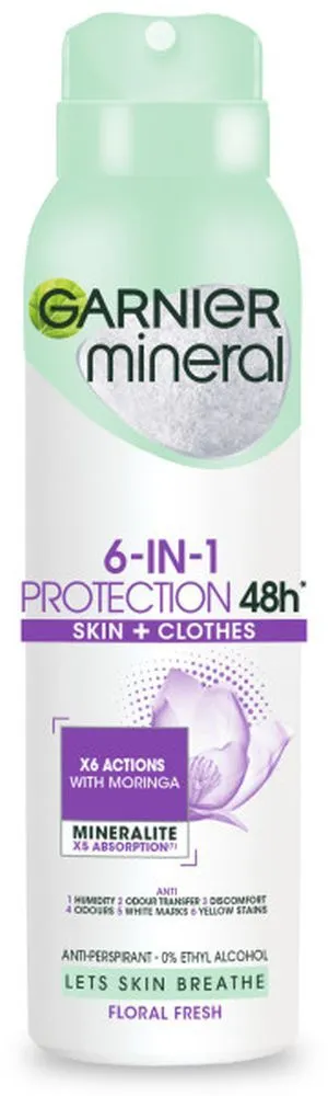 Garnier Mineral Protection 6 Floral Fresh Spray (150mL)