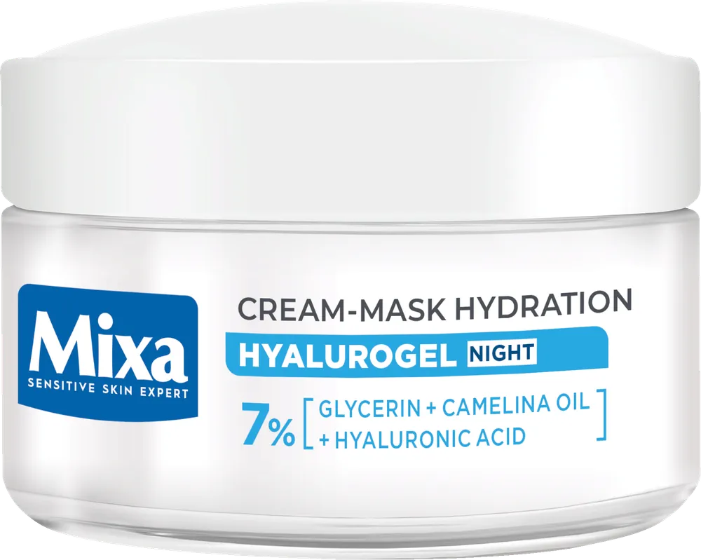 Mixa Hyalurogel Night Hydrating Cream-Mask (50mL)