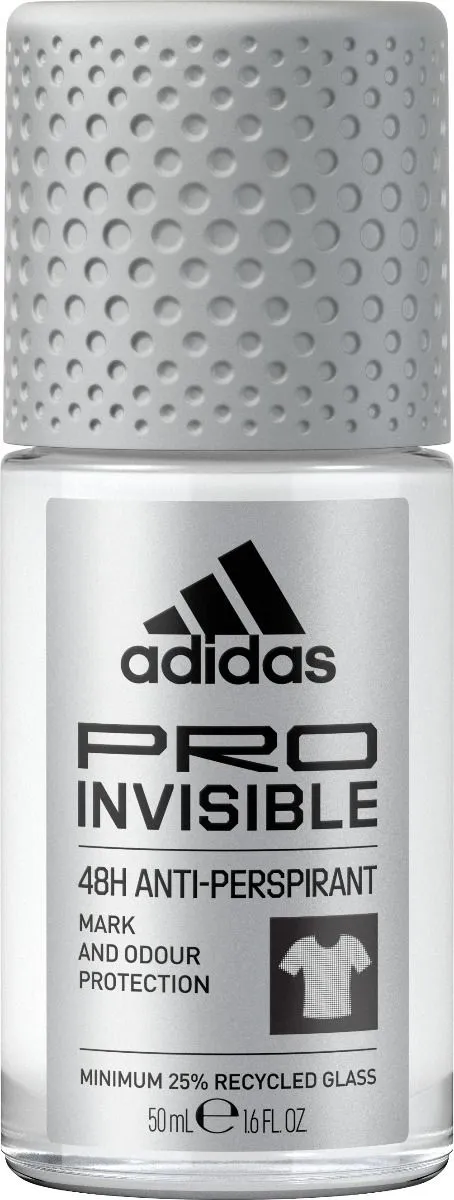 Adidas Pro Invisible Anti-Perspirant Roll-On Deodorant (50mL)