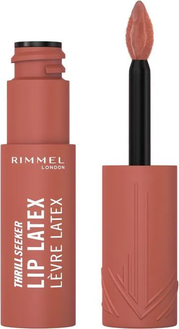 Rimmel London Thrill Seeker Lip Latex Liquid Lipstick (6mL) 100 Sassy