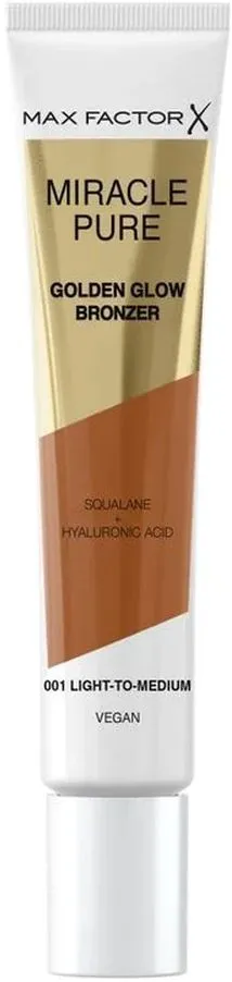 Max Factor Miracle Pure Golden Glow Bronzer (15mL) 001 Light To Medium 