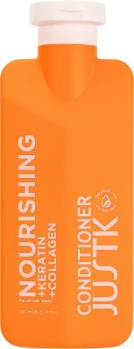 JustK Keratin & Collagen Nourishing Conditioner for All Hair Types (300mL)