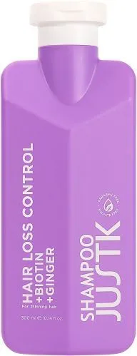 JustK Biotin & Ginger Hair Loss Control Shampoo (300mL)