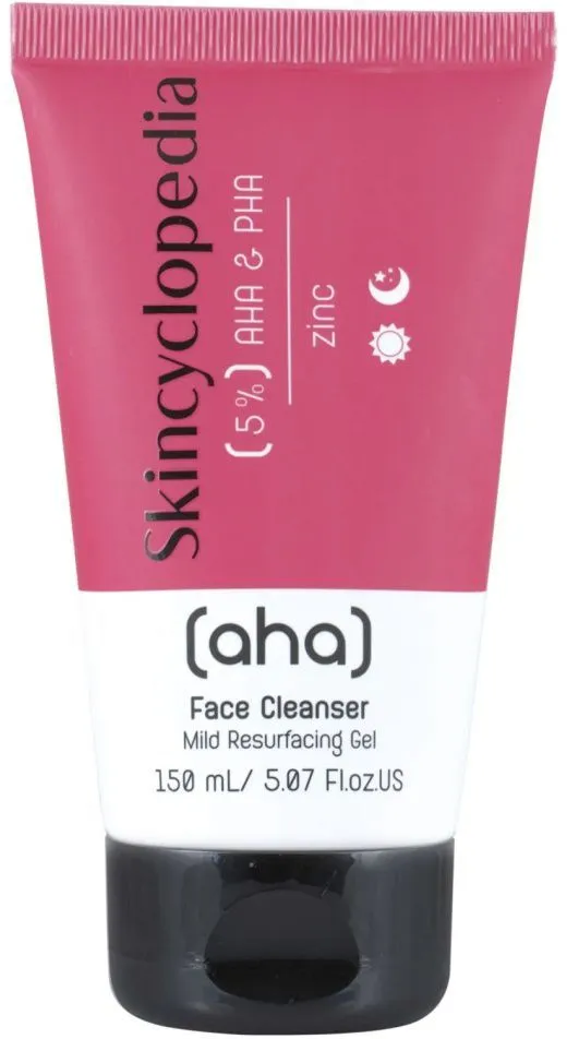 Skincyclopedia Face Cleanser Gel With 5% AHA & PHA Acids (150mL)