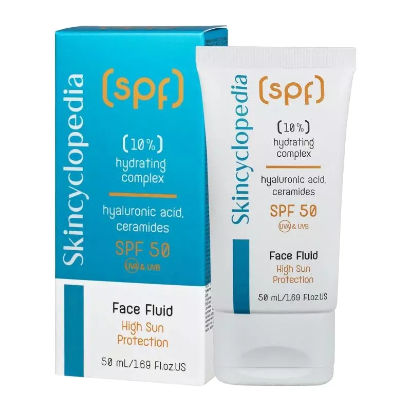 Skincyclopedia SPF50 Sun Protection Face Fluid With 10% Hydrating Complex (50mL)