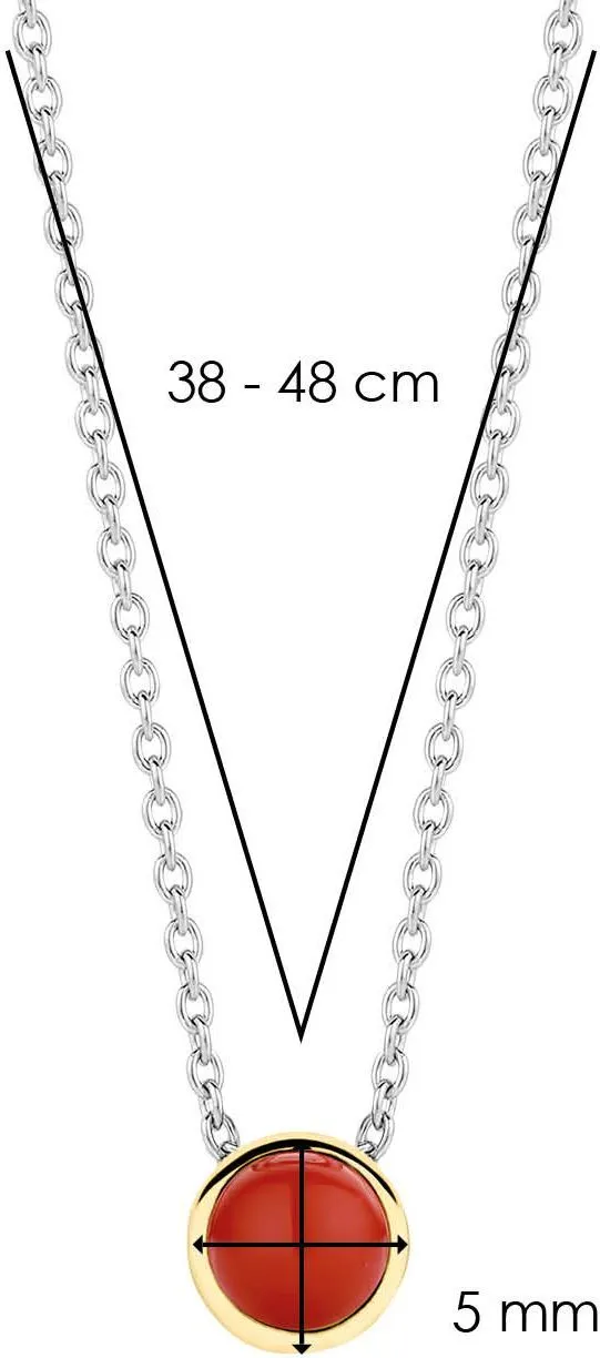 Ti Sento Milano Necklace Gilded 3845CR/42