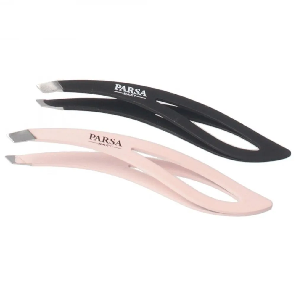 Parsa Beauty Tweezers (1pc) Pink/ Black