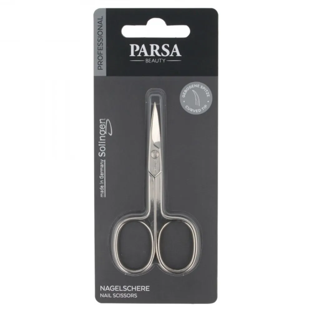 Parsa Beauty Nail Scissors Solingen Curved Tip