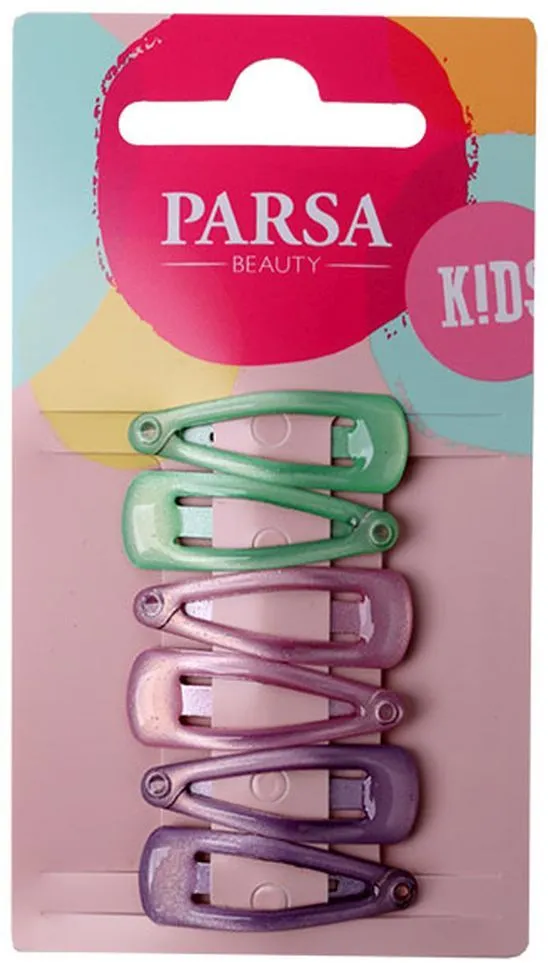 Parsa Beauty Hairclip for Children (6pcs) Multicolored