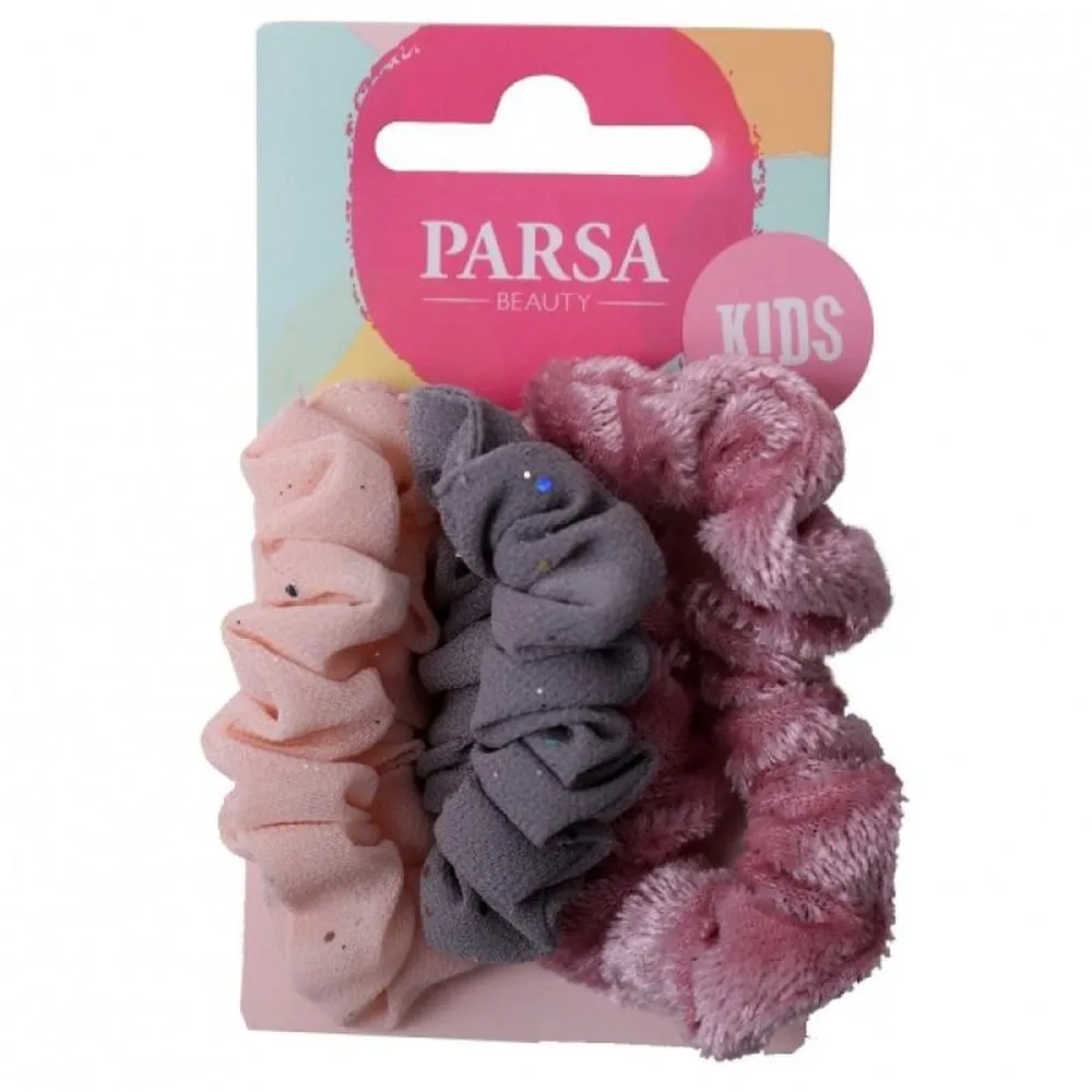 Parsa Beauty Scrunchie for Children (3pcs) Multicolored