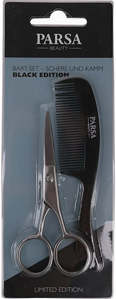 Parsa Beauty Beard Scissors & Comb