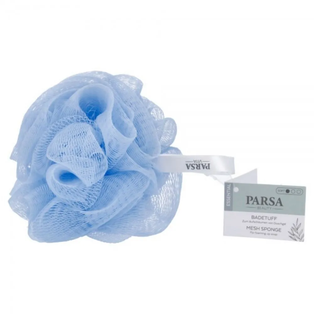 Parsa Beauty Bath Puff Blue