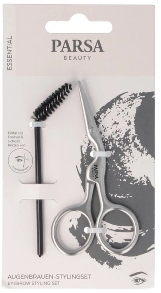 Parsa Beauty Eyebrow Scissors & Eyebrow Brush