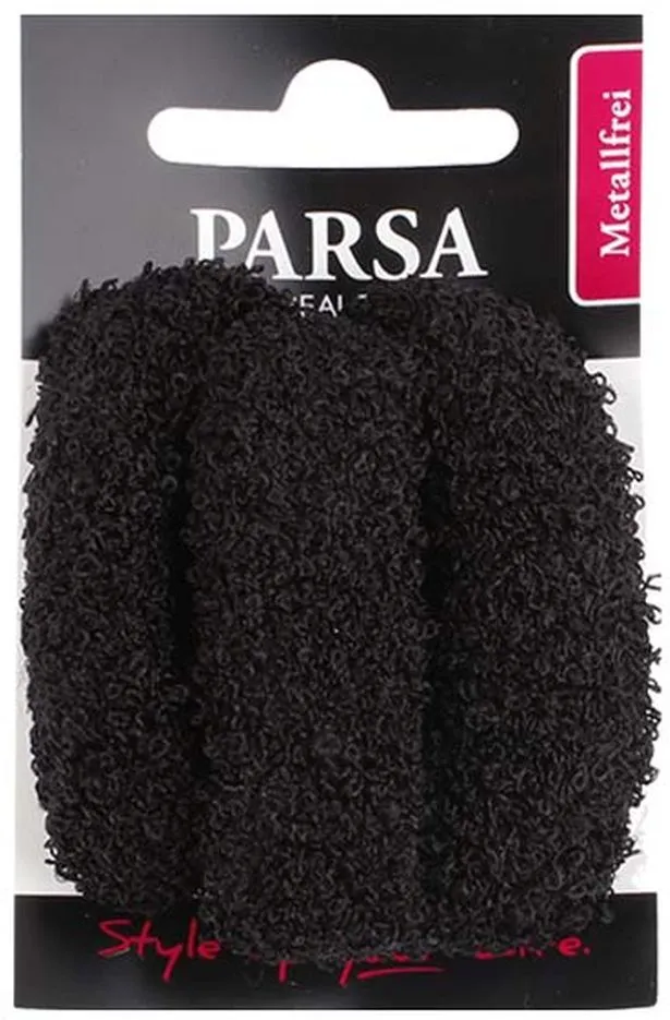 Parsa Beauty Pony-O Terrycloth (3pcs) Black